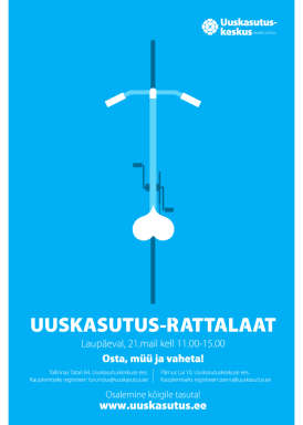 Uuskasutus-rattalaat tuleb taas!